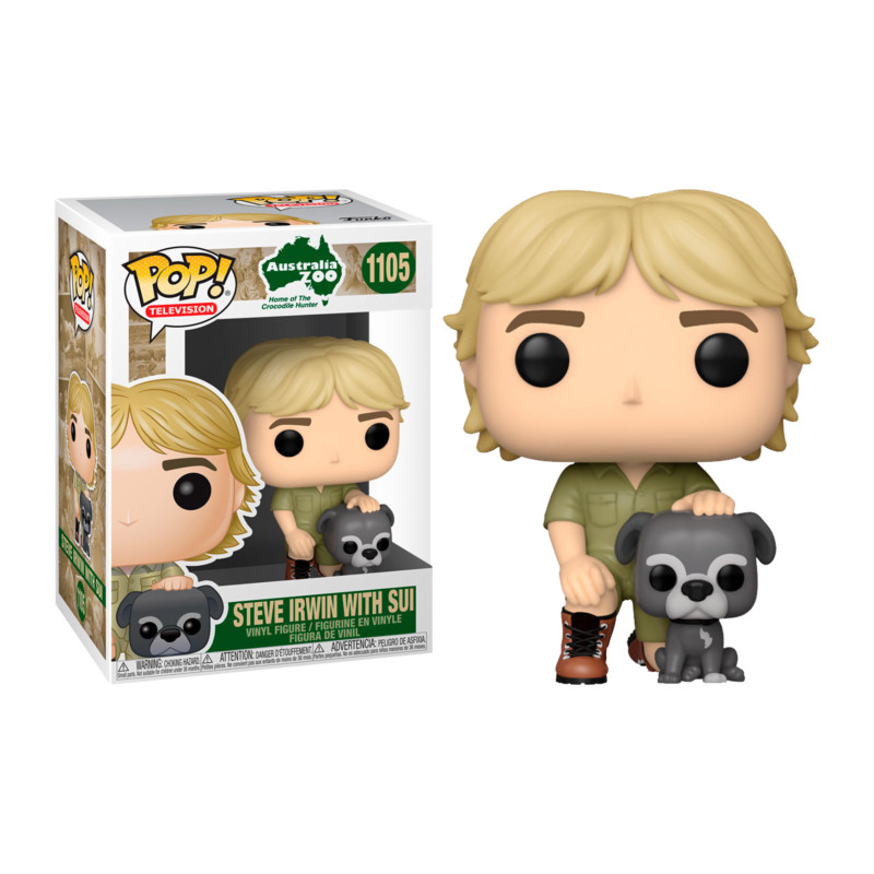 STEVE IRWIN WITH SUI / CROCODILE HUNTER / FIGURINE FUNKO POP