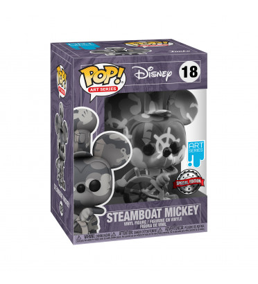 STEAMBOAT MICKEY ARTIST SERIES WITH CASE PROTECTOR / MICKEY MOUSE / FIGURINE FUNKO POP / EXCLUSIVE SPECIAL EDITON