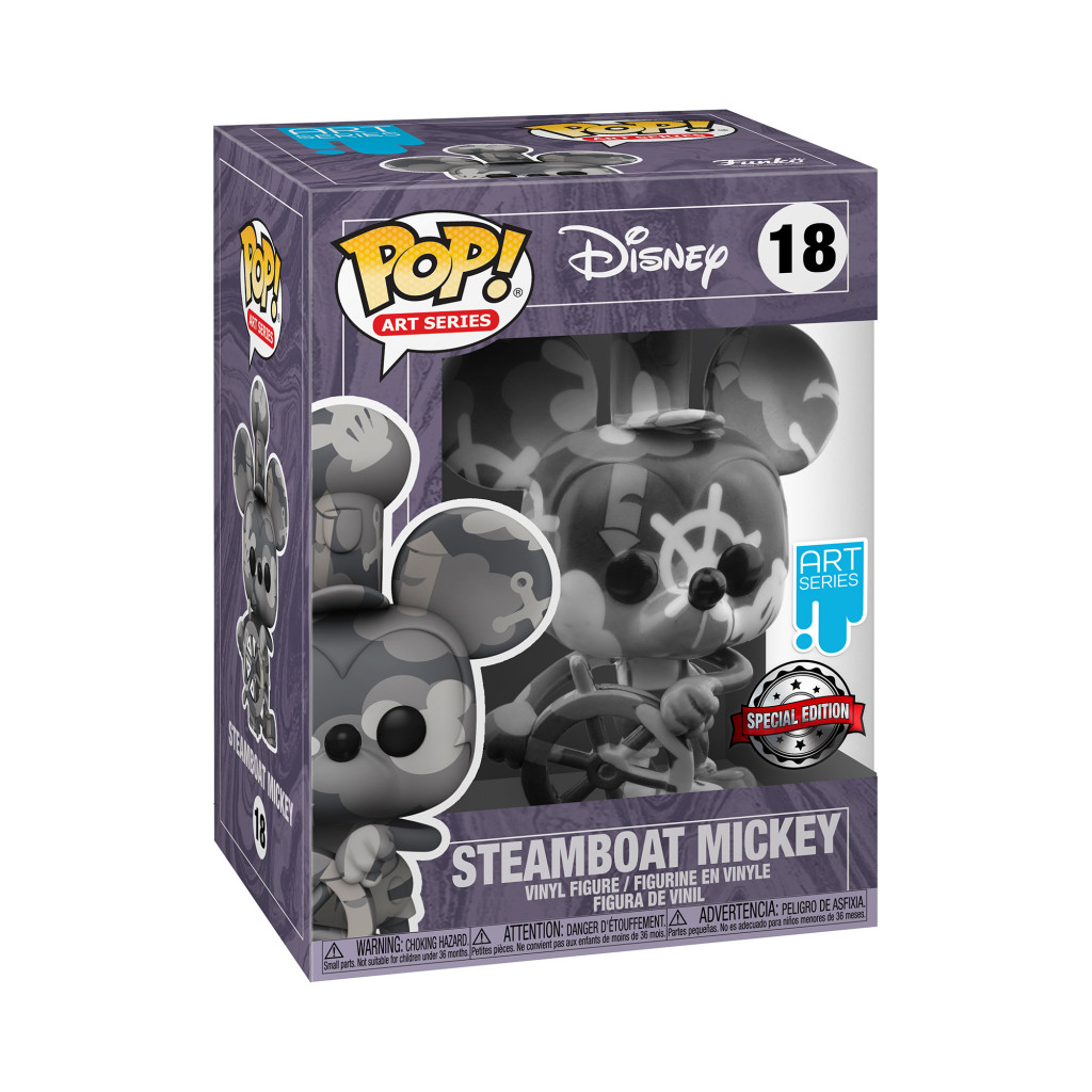 Figurine Steamboat Mickey Artist Series With Case Protector / Mickey Mouse  / Funko Pop Disney 18 / Exclusive Spécial Edition
