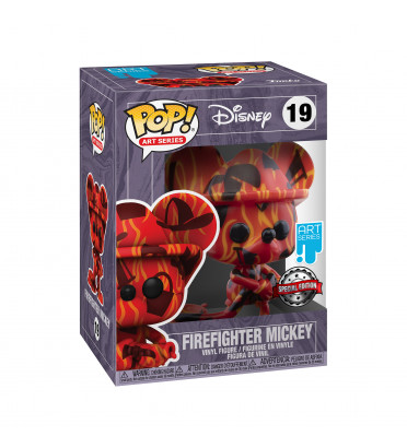 FIREFIGHTER MICKEY ARTIST SERIES WITH CASE PROTECTOR / MICKEY MOUSE / FIGURINE FUNKO POP / EXCLUSIVE SPECIAL EDITON