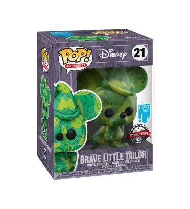 BRAVE LITTLE TAILOR ARTIST SERIES WITH CASE PROTECTOR / MICKEY MOUSE / FIGURINE FUNKO POP / EXCLUSIVE SPECIAL EDITON