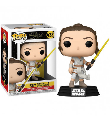 REY YELLOW LIGHTSABER / STAR WARS / FIGURINE FUNKO POP