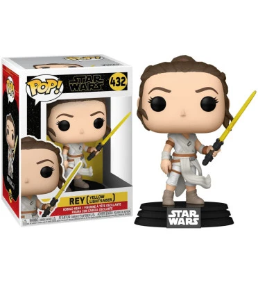 REY YELLOW LIGHTSABER / STAR WARS / FIGURINE FUNKO POP REY YELLOW LIGHTSABER / STAR WARS / FIGURINE FUNKO POP