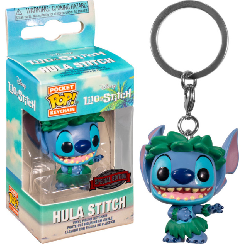 HULA STITCH / LILO ET STITCH / FUNKO POCKET POP / EXCLUSIVE SPECIAL EDITION HULA STITCH / LILO ET STITCH / FUNKO POCKET POP / EXCLUSIVE SPECIAL EDITION
