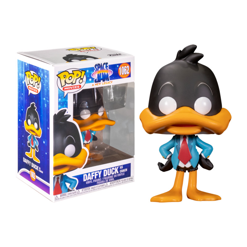 DAFFY DUCK AS COACH / SPACE JAM NEW LEGACY / FIGURINE FUNKO POP