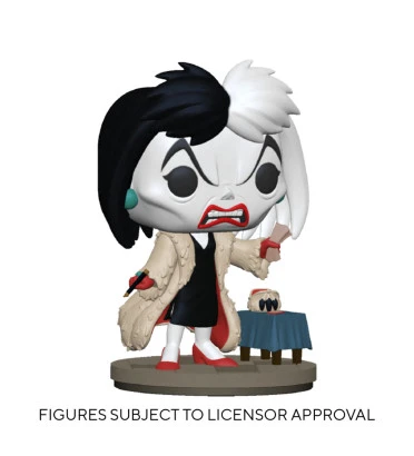 CRUELLA DE VIL / VILLAINS / FIGURINE FUNKO POP