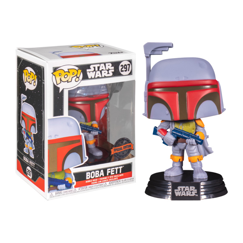 BOBA FETT VINTAGE / STAR WARS / FIGURINE FUNKO POP / EXCLUSIVE SPECIAL EDITION