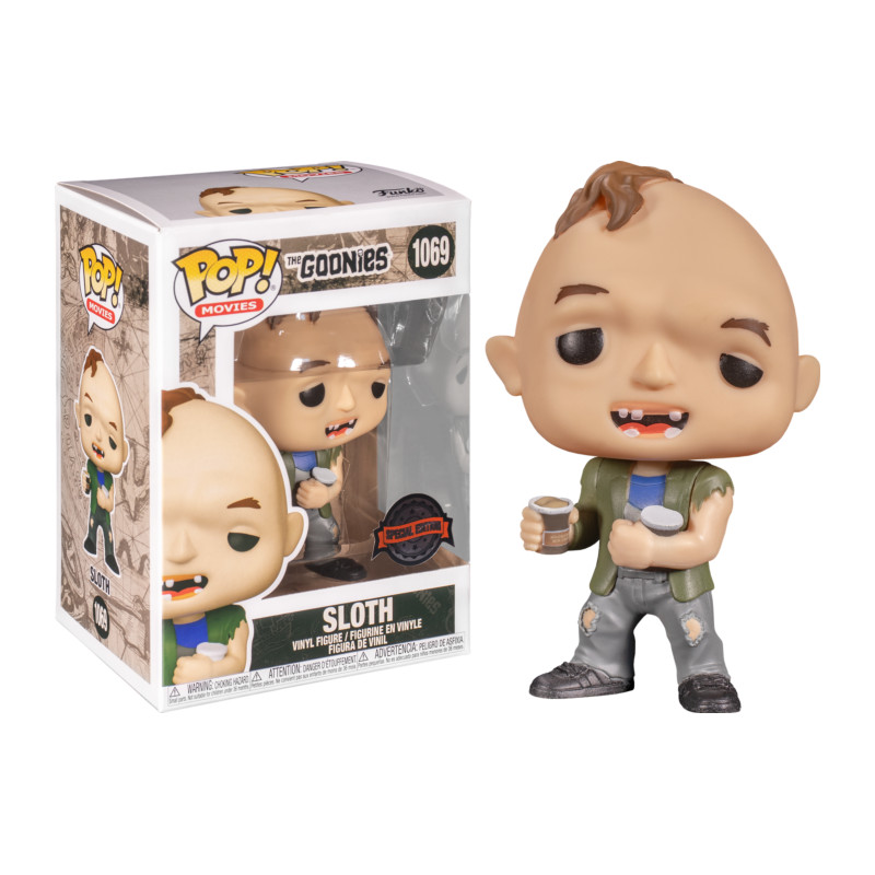 SLOTH WITH ICE CREAM / THE GOONIES / FIGURINE FUNKO POP / EXCLUSIVE SPECIAL EDITION