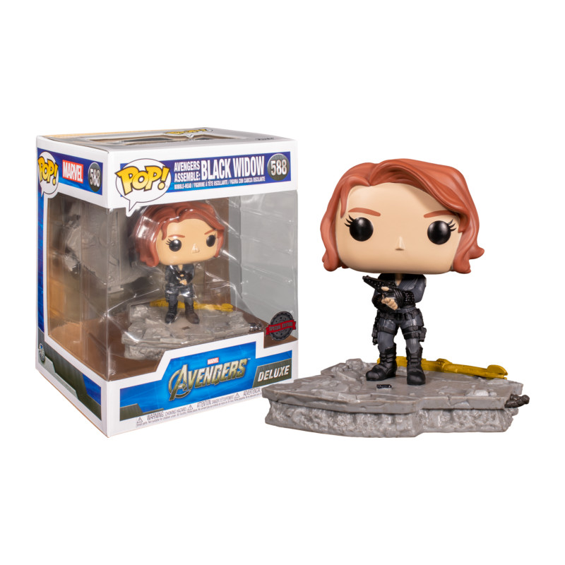 AVENGERS ASSEMBLE BLACK WIDOW / AVENGERS / FIGURINE FUNKO POP / EXCLUSIVE SPECIAL EDITION