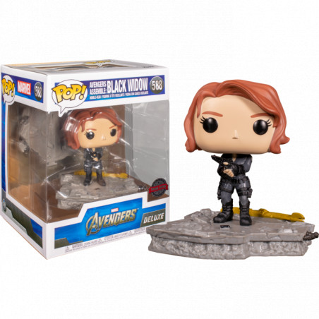 AVENGERS ASSEMBLE BLACK WIDOW / AVENGERS / FIGURINE FUNKO POP / EXCLUSIVE SPECIAL EDITION