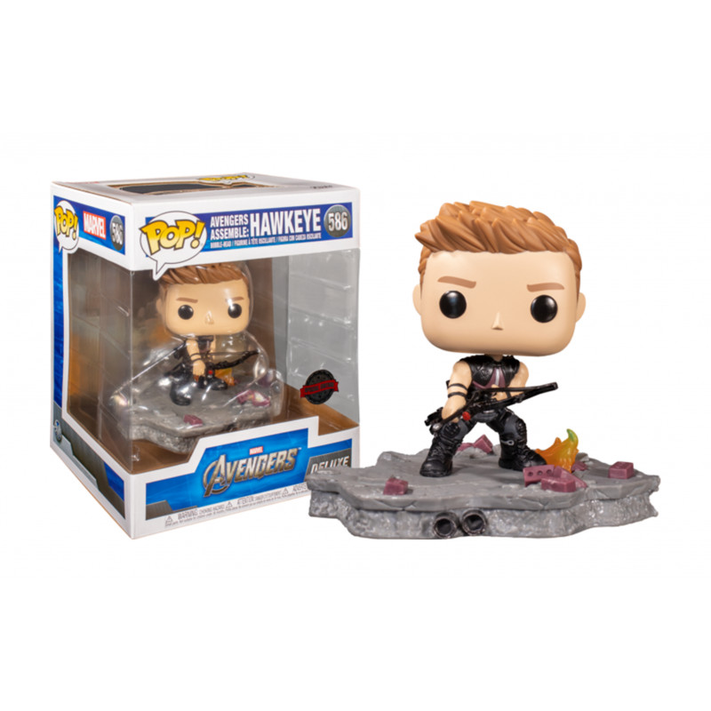 AVENGERS ASSEMBLE HAWKEYE / AVENGERS / FIGURINE FUNKO POP / EXCLUSIVE SPECIAL EDITION