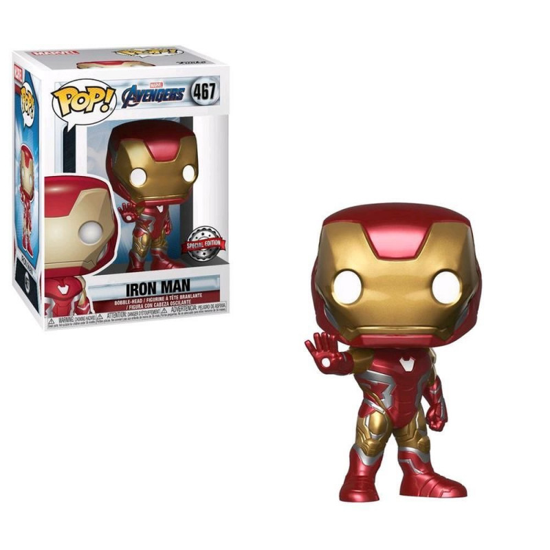 IRON MAN / AVENGERS ENDGAME / FIGURINE FUNKO POP / EXCLUSIVE SPECIAL EDITION