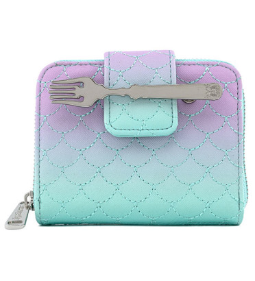 PORTEFEUILLE PETITE SIRENE OMBRE SCALES / LA PETITE SIRENE / LOUNGEFLY