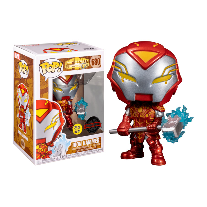 IRON HAMMER / INFINITY WARPS / FIGURINE FUNKO POP / EXCLUSIVE SPECIAL EDITION / GITD