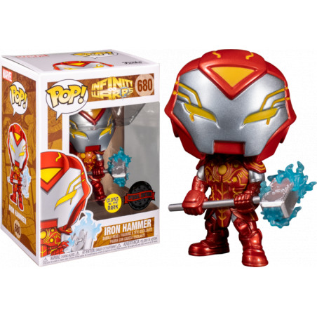 IRON HAMMER / INFINITY WARPS / FIGURINE FUNKO POP / EXCLUSIVE SPECIAL EDITION / GITD