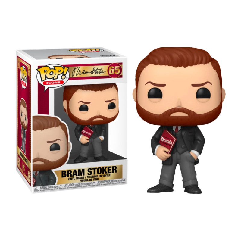 BRAM STOKER WITH BOOK / BRAM STOKER / FIGURINE FUNKO POP / EXCLUSIVE SPECIAL EDITION