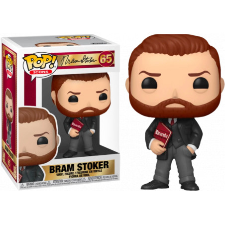 BRAM STOKER WITH BOOK / BRAM STOKER / FIGURINE FUNKO POP / EXCLUSIVE SPECIAL EDITION