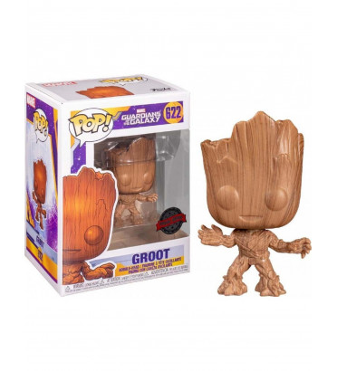 GROOT WOOD / LES GARDIENS DE LA GALAXIE / FIGURINE FUNKO POP / EXCLUSIVE SPECIAL EDITION