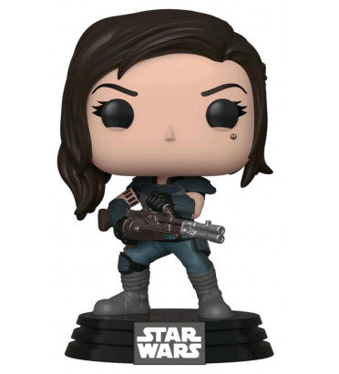 CARA DUNE WITH GUN / STAR WARS THE MANDALORIAN / FIGURINE FUNKO POP / EXCLUSIVE SPECIAL EDITION