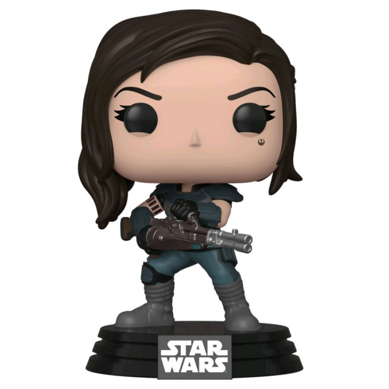 CARA DUNE WITH GUN / STAR WARS THE MANDALORIAN / FIGURINE FUNKO POP / EXCLUSIVE SPECIAL EDITION