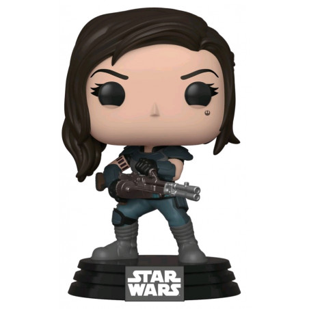 CARA DUNE WITH GUN / STAR WARS THE MANDALORIAN / FIGURINE FUNKO POP / EXCLUSIVE SPECIAL EDITION