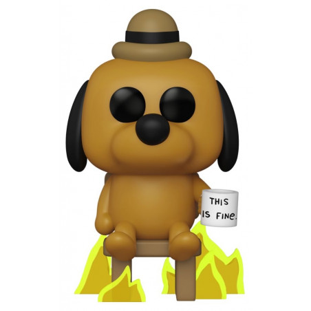 THIS IS FINE DOG / THIS IS FINE / FIGURINE FUNKO POP / EXCLUSIVE SPECIAL EDITION