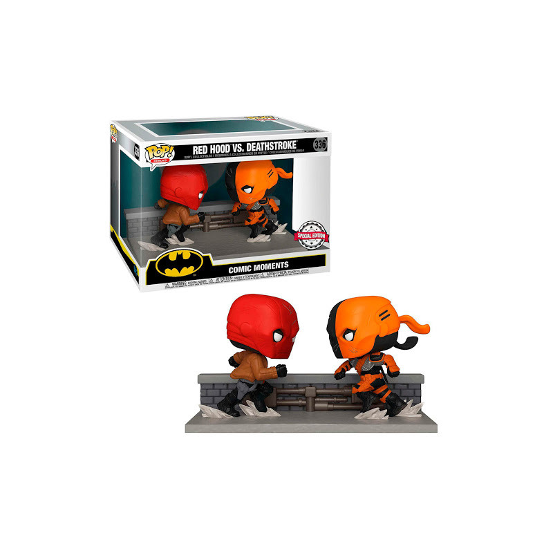 RED HOOD VS DEATHSTROKE / BATMAN COMIC MOMENTS / FIGURINE FUNKO POP / EXCLUSIVE SPECIAL EDITION