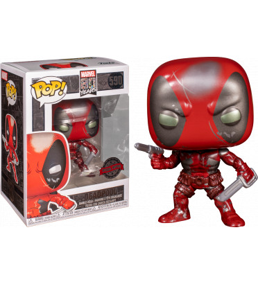 DEADPOOL FIRST APPEARANCE METALLIC / MARVEL 80 YEARS / FIGURINE FUNKO POP / EXCLUSIVE SPECIAL EDITION