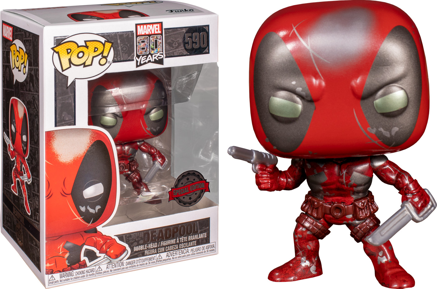 アメコミ Funko POP! Marvel 80th: Deadpool 590 71KQd7MKiWS._UF894,1000_QL80_.jpg