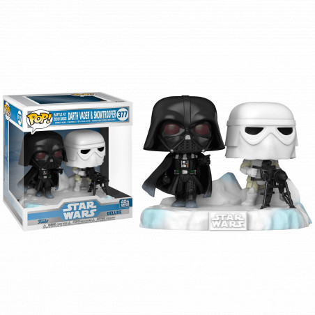 BATTLE AT ECHO BASE DARK VADOR ET SNOWTROOPER / STAR WARS / FIGURINE FUNKO POP / EXCLUSIVE SPECIAL EDITION