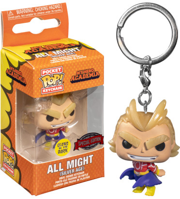 ALL MIGHT / MY HERO ACADEMIA / FUNKO POCKET POP / EXCLUSIVE SPECIAL EDITION / GITD ALL MIGHT / MY HERO ACADEMIA / FUNKO POCKET POP / EXCLUSIVE SPECIAL EDITION / GITD