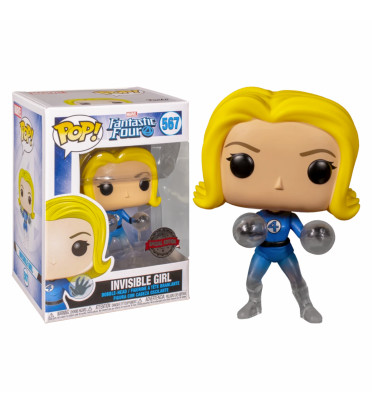 INVISIBLE GIRL TRANSLUCENT / LES 4 FANTASTIQUES / FIGURINE FUNKO POP / EXCLUSIVE SPECIAL EDITION