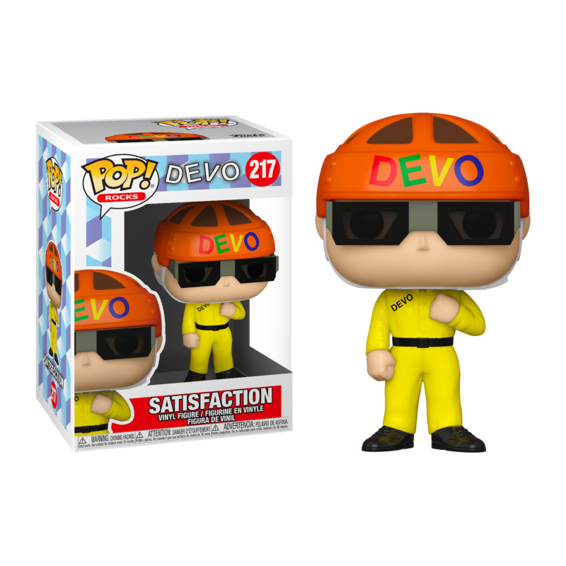 SATISFACTION YELLOW SUIT / DEVO / FIGURINE FUNKO POP