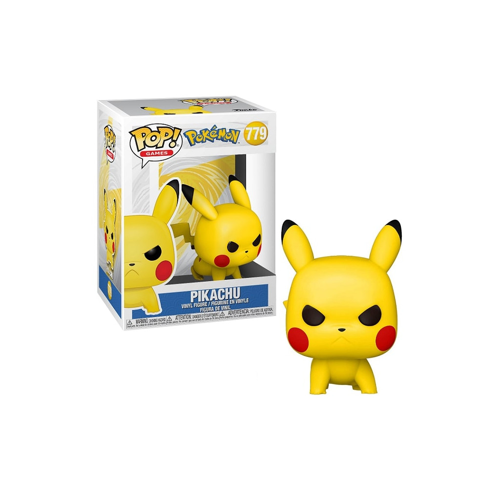 BOITE ABIMEE Funko POP Pokémon n°553 Pikachu Waving