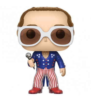 ELTON JOHN ROUGE BLANC BLEU / ELTON JOHN / FIGURINE FUNKO POP