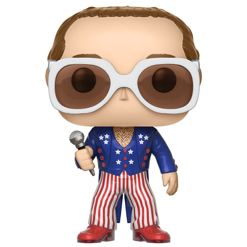 ELTON JOHN ROUGE BLANC BLEU / ELTON JOHN / FIGURINE FUNKO POP