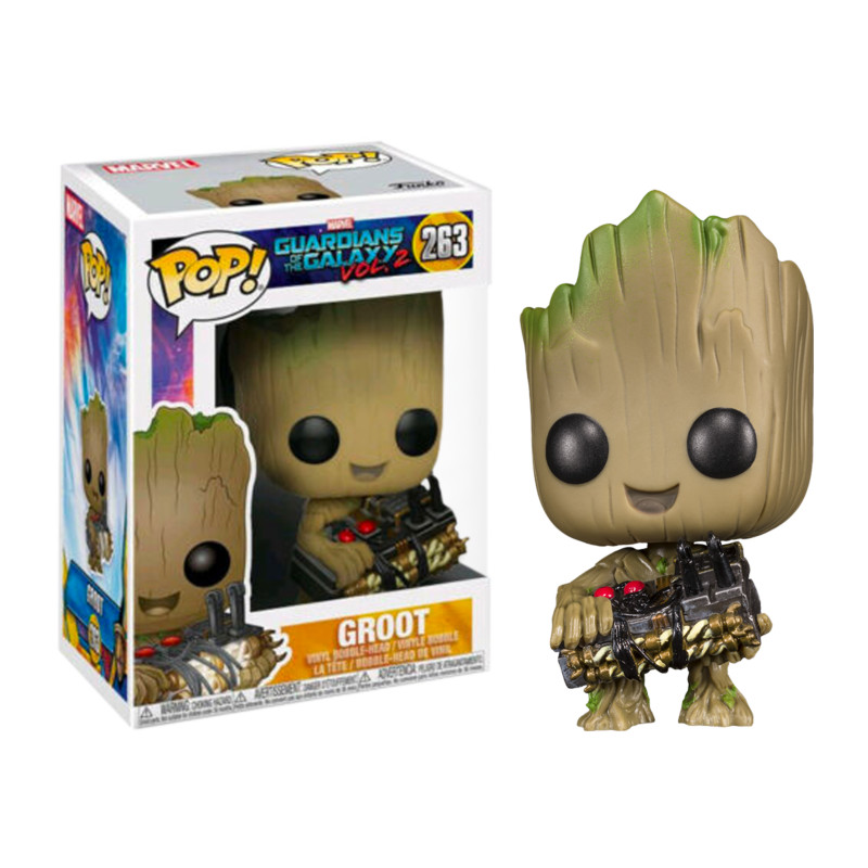 GROOT WITH BOMB / LES GARDIENS DE LA GALAXIE / FIGURINE FUNKO POP / EXCLUSIVE SPECIAL EDITION