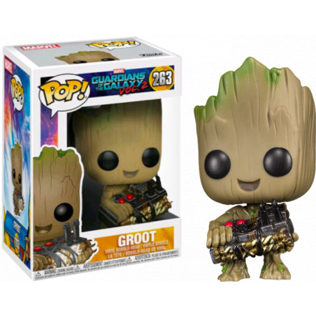 GROOT WITH BOMB / LES GARDIENS DE LA GALAXIE / FIGURINE FUNKO POP / EXCLUSIVE SPECIAL EDITION