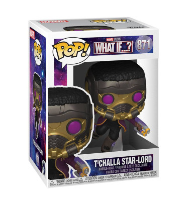 TCHALLA STAR LORD / MARVEL WHAT IF / FIGURINE FUNKO POP TCHALLA STAR LORD / MARVEL WHAT IF / FIGURINE FUNKO POP
