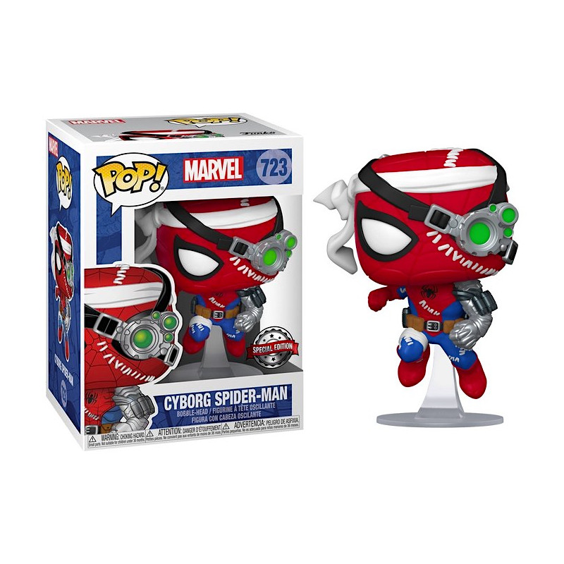 CYBORG SPIDER-MAN / MARVEL / FIGURINE FUNKO POP / EXCLUSIVE SPECIAL EDITION