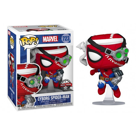 CYBORG SPIDER-MAN / MARVEL / FIGURINE FUNKO POP / EXCLUSIVE SPECIAL EDITION