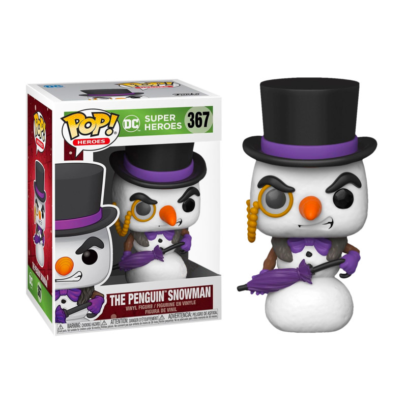 THE PENGUIN SNOWMAN / SUPER HEROES / FIGURINE FUNKO POP / EXCLUSIVE SPECIAL EDITION