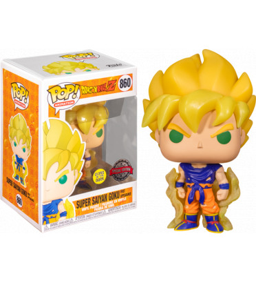 SUPER SAIYAN GOKU FIRST APPEARANCE / DRAGON BALL Z / FIGURINE FUNKO POP / EXCLUSIVE SPECIAL EDITION / GITD