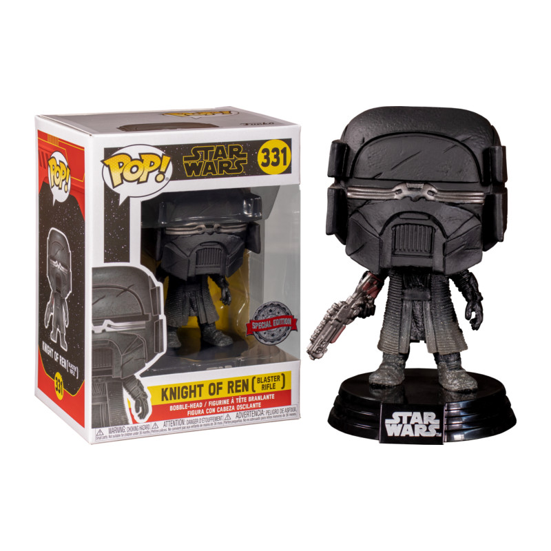 KNIGHT OF REN WITH BLASTER / STAR WARS / FIGURINE FUNKO POP / EXCLUSIVE SPECIAL EDITION