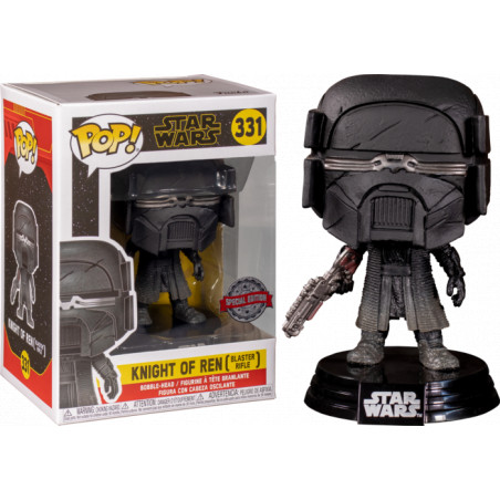 KNIGHT OF REN WITH BLASTER / STAR WARS / FIGURINE FUNKO POP / EXCLUSIVE SPECIAL EDITION