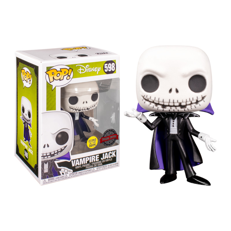 VAMPIRE JACK / LETRANGE NOEL DE MR JACK / FIGURINE FUNKO POP / EXCLUSIVE SPECIAL EDITION / GITD