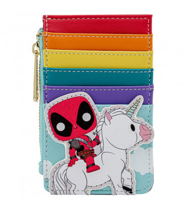 PORTE CARTE DEADPOOL UNICORN RAINBOW / DEADPOOL / LOUNGEFLY