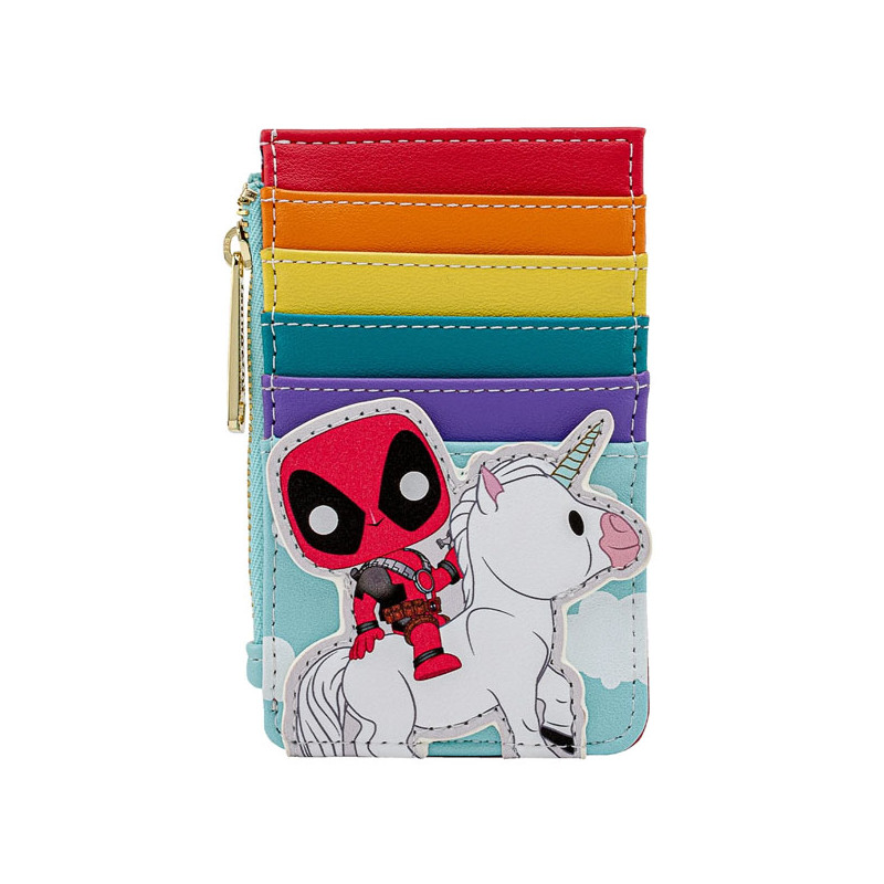 PORTE CARTE DEADPOOL UNICORN RAINBOW / DEADPOOL / LOUNGEFLY